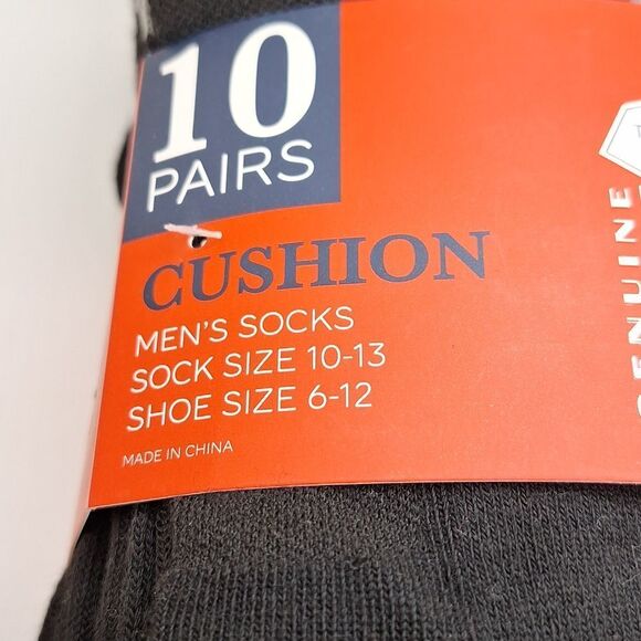 Budweiser king of beers 10 pairs cushion black socks nwt - Picture 3 of 6